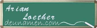 Arian Loether Visitenkarte